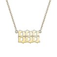 thumbnail image 1 of Collier Chiffre Ange Argent/or en Acier Inoxydable Numérologie Bijoux, 1 of 1