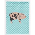 thumbnail image 1 of Carolines Treasures BB8109GF Mini Miniature Pig Blue Check Flag Garden Size, 1 of 3