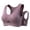 Purples, variant on Tsesme Sports Bra for Women Plus Size Wireless Bras with Cool Lift-Up Mesh Breathable High Support Bralette