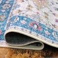 thumbnail image 4 of 2x3 Entryway Rug, Soft Washable Rugs, Non Slip Area Rug, Stain Resistant Low Pile Rugs for Bedroom, Vintage Rug for Door Mat, Indigo, 4 of 6