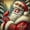 Santa Claus, variant on Diamond Art Kits for Adults, Inspirational Diamond Painting by Numbers Kit, Chosen Diamond Dots Art Kits, God Says Bible Verses Full Round Drill Gem Art for Home Wall Decor, 11.8x15.7 inch