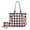Pink, variant on MKF Collection Yale Women Tote Bag with Wallet Checkered Handbag Purse by Mia K - Olive