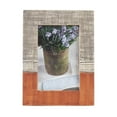 thumbnail image 1 of Saro Lifestyle PF204.M57 5 x 7 in. Two-Tone Bone Picture Frame, Multi Color, 1 of 1