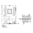 thumbnail image 4 of Mkoaceer Encryption Security Module, TPM2.0 Module LPC 20Pin GA 20-1Pin TPM Compatible with Win11 System, Memory Module of DDR4 for Gigabyte Motherboard Platform, 4 of 9