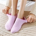 thumbnail image 3 of Roncen Cozy Winter Fuzzy Women Socks Grip Slippers Fluffy House Non Skid Microfiber Socks, 3 of 3
