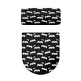 thumbnail image 5 of HELLHERO Bats Fits All Toilet Shapes Polyester Toilet Lid Covers Set, Stretchy Fabric Stretch Fit Toilet Seat Lid Cover for Toilet, 5 of 8