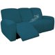 thumbnail image 1 of Funda para Sofá Reclinable Impermeable Azul Pavo Real, 1 of 8