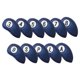 thumbnail image 1 of Palo de golf para drivers y maderas de calle - Cuero PU de primera calidad, adecuado para todos azul kusrkot Cubierta de la cabeza del palo de golf, 1 of 8