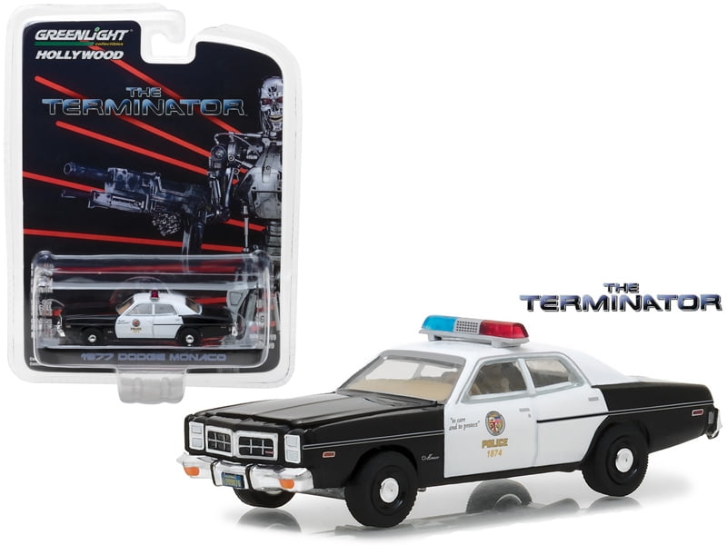 1977 Dodge Monaco Police The Terminator Échelle 1/64 Hollywood Series 