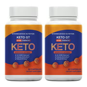 (2 Pack) Keto GT , Keto GT Keto Pill, Go BHB Ketones, Ketosis Activation, Enhanced Energy & Focus, Ketogenic Blend, The Official Brand Dietary Supplement