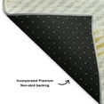 thumbnail image 3 of Addison Rugs Mayfield Washable Transitional Geometric Gold Rectangle Rug, 1'8" x 2'6", 3 of 5