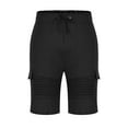 thumbnail image 3 of SwiftWear Men's Slim Fit Striped Sports Shorts for Spring & Summer - Lightweight Casual Athletic Shorts with Pockets, 3 of 5