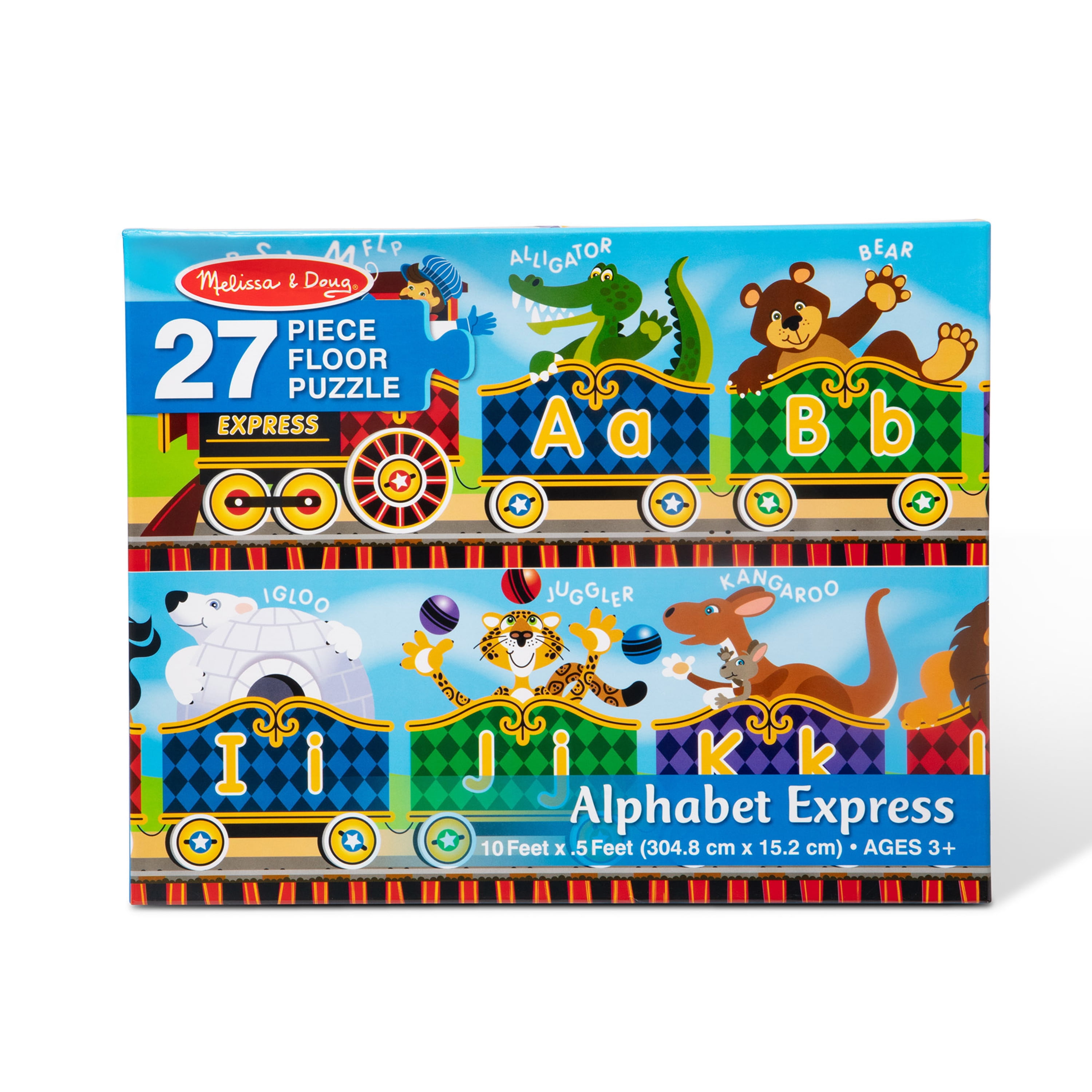 Melissa & Doug Alphabet Express Floor Puzzle 27pc for sale online 