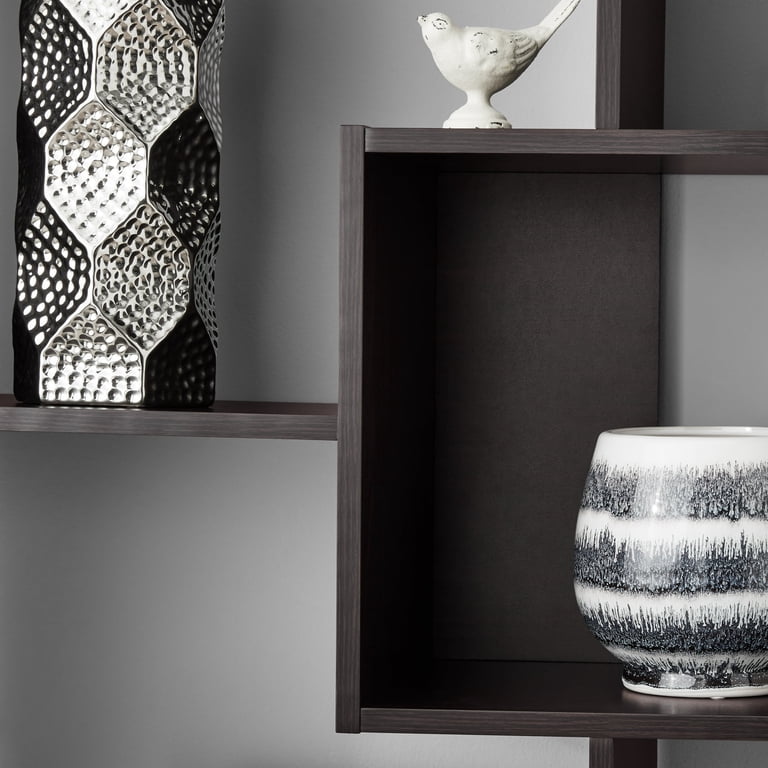 Mainstays Modern 8-Cube Bookcase, Espresso - Walmart.com