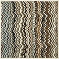 thumbnail image 6 of SAFAVIEH Wyndham Joanna Chevron Wool Area Rug, Brown/Multi, 5' x 8', 6 of 10