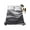 Black, variant on Black Grey Ombre Queen Size Flat Sheet, Wrinkleproof & Fadeproof Cooling Flat Bed Sheet Only, Modern Geometric Abstract Moire Art Breathable Soft Bedding Top Sheets 90 x 102 Inches