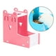 thumbnail image 5 of Comedero para hámsteres con dispensador de agua por gravedad y base suspendida para jerbos, ratones y palomas. Rosado, 5 of 9