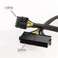 thumbnail image 2 of 24 Pin to 10 Pin Adapter Cable ATX PSU Main Power Supply Cable Braided Sleeved Cable for Lenovo Moth, 2 of 5