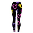 thumbnail image 3 of Fgvctg Womens Valentines Day Leggings Yoga High Waisted Full Length Stretch Workout Leggings Cute Love Heart Print Athletic Outfits Plus Size Thermal Yoga pants Joggers Clothing Multicolor L, 3 of 6