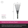 thumbnail image 6 of Yard Butler Terra Rake All Steel 18” Floating Tine Leaf and Debris Clearing Hand Garden Spring Rake – WHR-6, 6 of 7