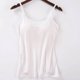 thumbnail image 1 of Prettyui - Camiseta sin mangas con sujetador acolchado para mujer, estilo camisola lisa de modal, con sujetador incorporado, ropa de fitness, 1 of 5