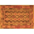 thumbnail image 1 of Ahgly Company Indoor Rectangle Southwestern Orange Country Area Rugs, 7' x 9', 1 of 1