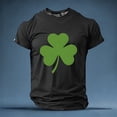 thumbnail image 2 of IWRICH Men's St. Patrick's Day Shamrock Printed T Shirts Crew Neck Short Sleeve Muscle Tees Casual Comfortable Breathable Basic Tops Black XXXL, 2 of 3