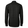 thumbnail image 3 of Men's Cutter & Buck  Black Detroit Lions  Rainier PrimaLoft Eco Insulated Quilted Full-Snap Shacket, 3 of 3
