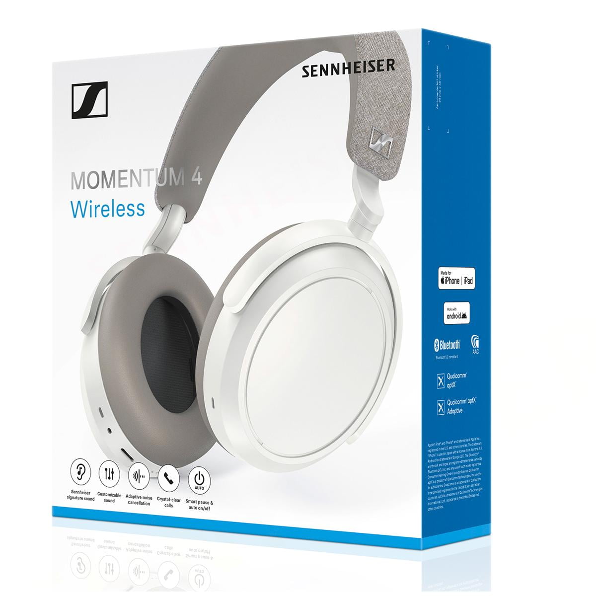 G622 未開封SENNHEISER MOMENTUM 4 Wireless 白 MOMENTUM 0 Wireless