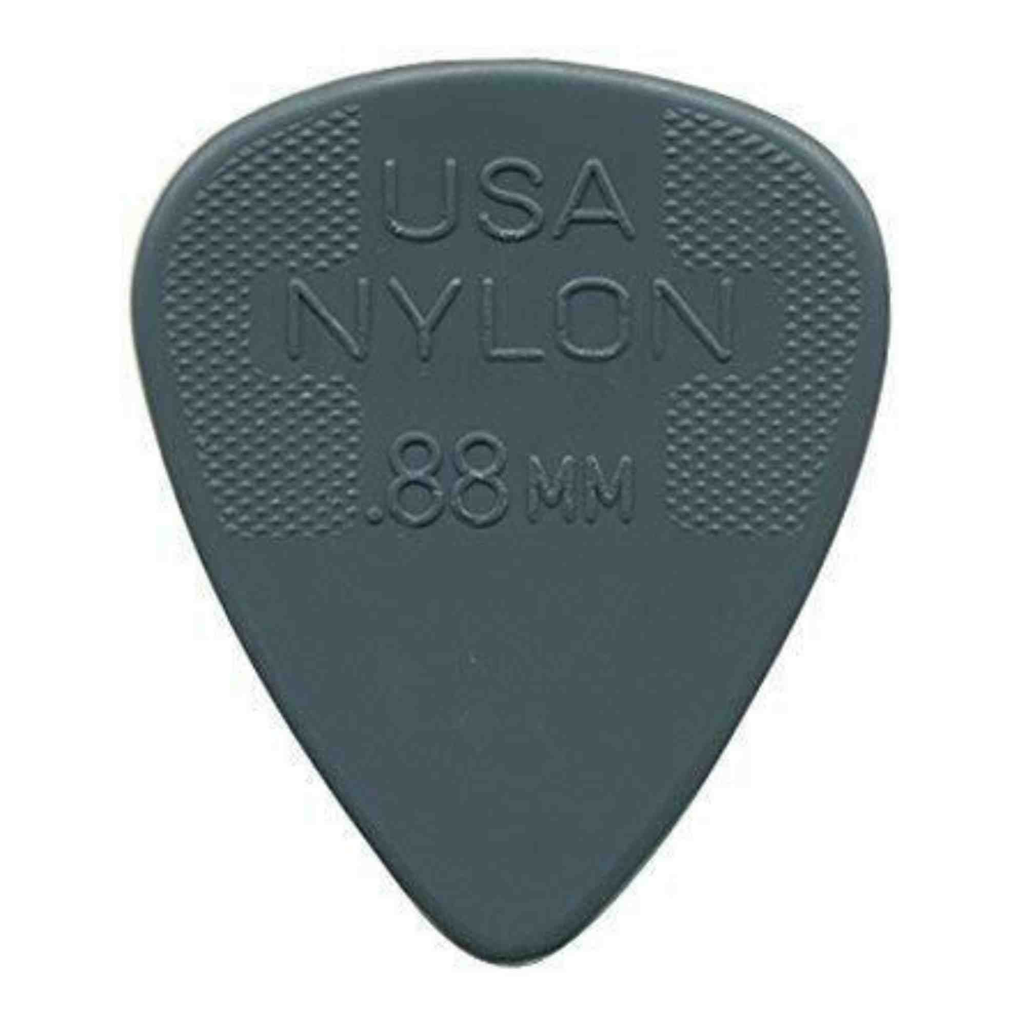 Dunlop 44R88 .88mm Nylon Standard Guitar Picks, 72-Pack