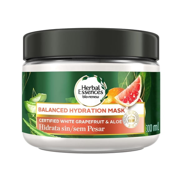 Mascarilla Intensiva Herbal Essences Bío:Renew Toronja Blanca y Aloe 300 ml