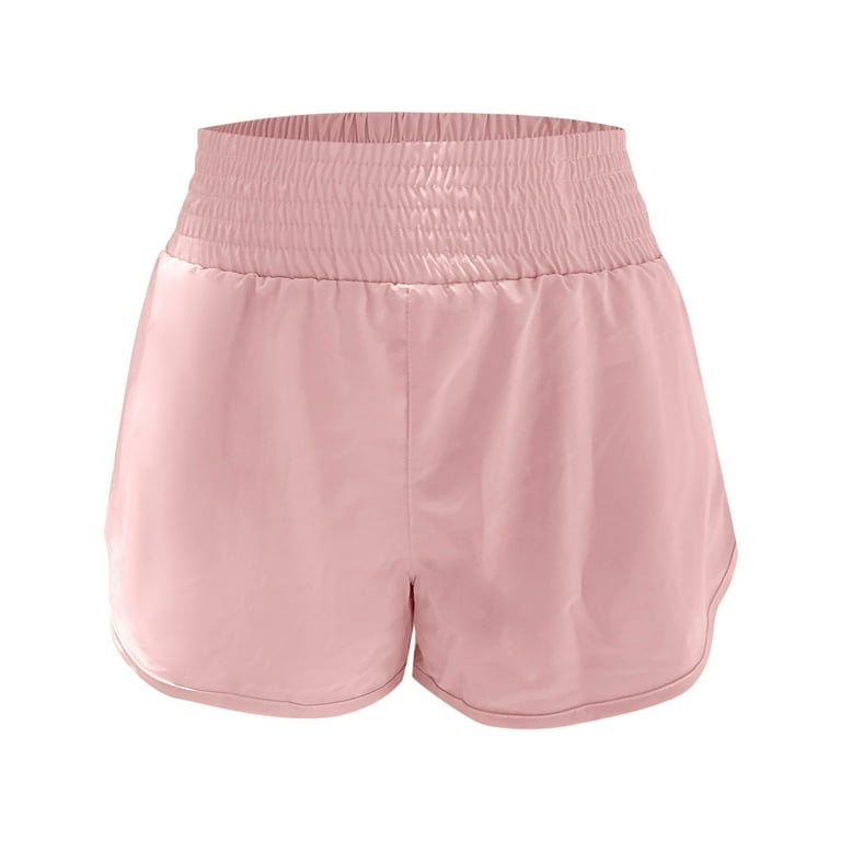 MOCOLY Katoenen joggingbroek voor Dames shorts Korte broek voor dames yoga- sportbroek hardlopen gym casual elastische shorts Kort Lichtgrijs M