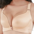 thumbnail image 6 of Pretty Comy Women's Push Up Bra butterfly Lace Comfort Lightly Padded Wirefree Bra Plunge Lift Up Bra, 6 of 7