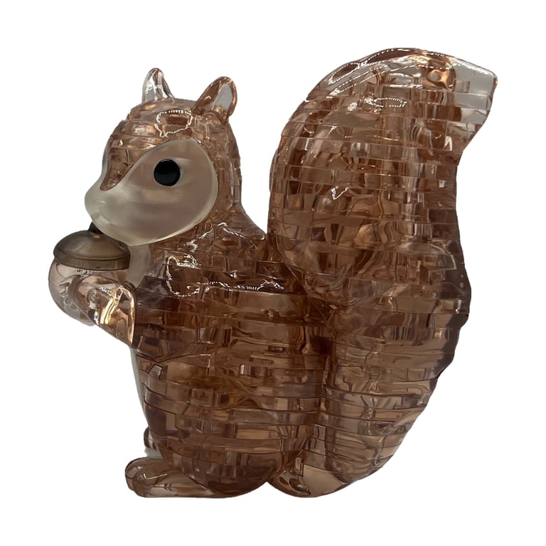 Original 3D Crystal Squirrel Puzzle, 55 Pieces photo 4