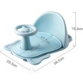 thumbnail image 2 of Hellery Asiento De Baño para Bebés Y Niños Pequeños con Succión Silla De Baño Asiento De Ducha De Seguridad Respaldo Silla De Baño para Niños Pequeños A Partir De 6 Meses - Azul, 2 of 7