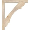 thumbnail image 3 of Ekena Millwork 3 1/2"W x 38"D x 44"H Olympic Block Smooth Bracket, Douglas Fir, 3 of 4