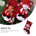 thumbnail image 3 of Wosthever Copo de nieve Medias navideñas Embalaje de regalo Caramelo Papá Noel Elk Bear Goodie Bag Colgante Tamaño mediano Showcase Mall Kits de decoración para fiestas Muñeco de nieve Wosthever HA069611-02, 3 of 6