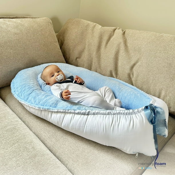 Memory Foam Almohadon Nido Para Bebe Recién Nacido Cojin De