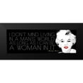 thumbnail image 2 of Rodriquez Jr, Enrique 24x11 Black Modern Framed Museum Art Print Titled - I Dont Mind, 2 of 5