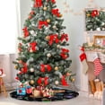 thumbnail image 4 of FMSHPON Halloween Pumpkin Xmas Christmas Tree Skirt Stand Mat for Holiday Party Decoration Indoor Outdoor 48 inches, 4 of 6