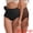Black, Brown, variant on DARING DIVA Women's High-Waisted Butt Lifting Underwear 2 Pack Set L Black, Beige