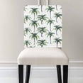 thumbnail image 3 of Palm Tree Summer Tropical Tree Chair Covers Set of 8 Chair Back Covers Stretch Removable Washable Chairs Slipcovers Chair Protector for Dining Room Kitchen Party Decor, 3 of 5