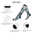 thumbnail image 6 of Bixox Butterflies Skull Bows Print Compression Socks,Compression Socks Women & Men Circulation for Medical,Running,Athletic, 6 of 7