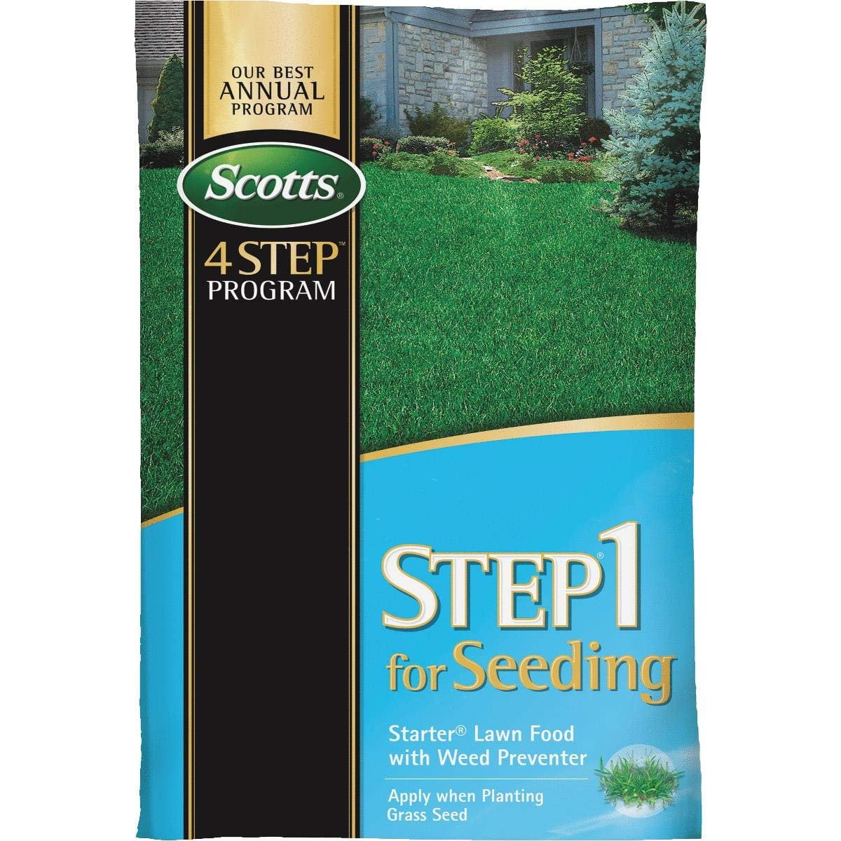 Scotts 4 Step Program Step 1 Starter Fertilizer With Crabgrass 