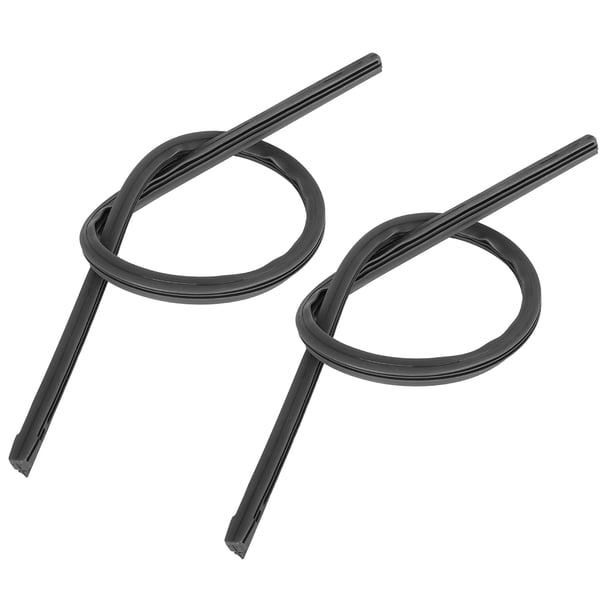 2pcs 24pulg 8x10mm 3 Sección Coche Parabrisas Escobilla Limpiaparabrisas Recargas