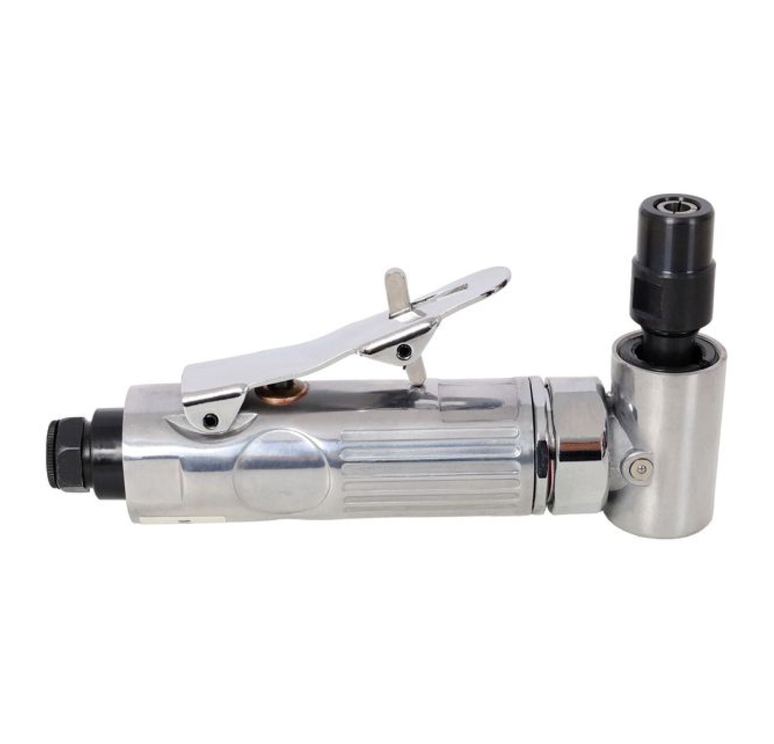 1/4" Air Angle Die Grinder - Mini Pneumatic Angle Grinder, Ball Bearing, 21000 RPM, Adjustable Head for Grinding, Polishing, Deburring