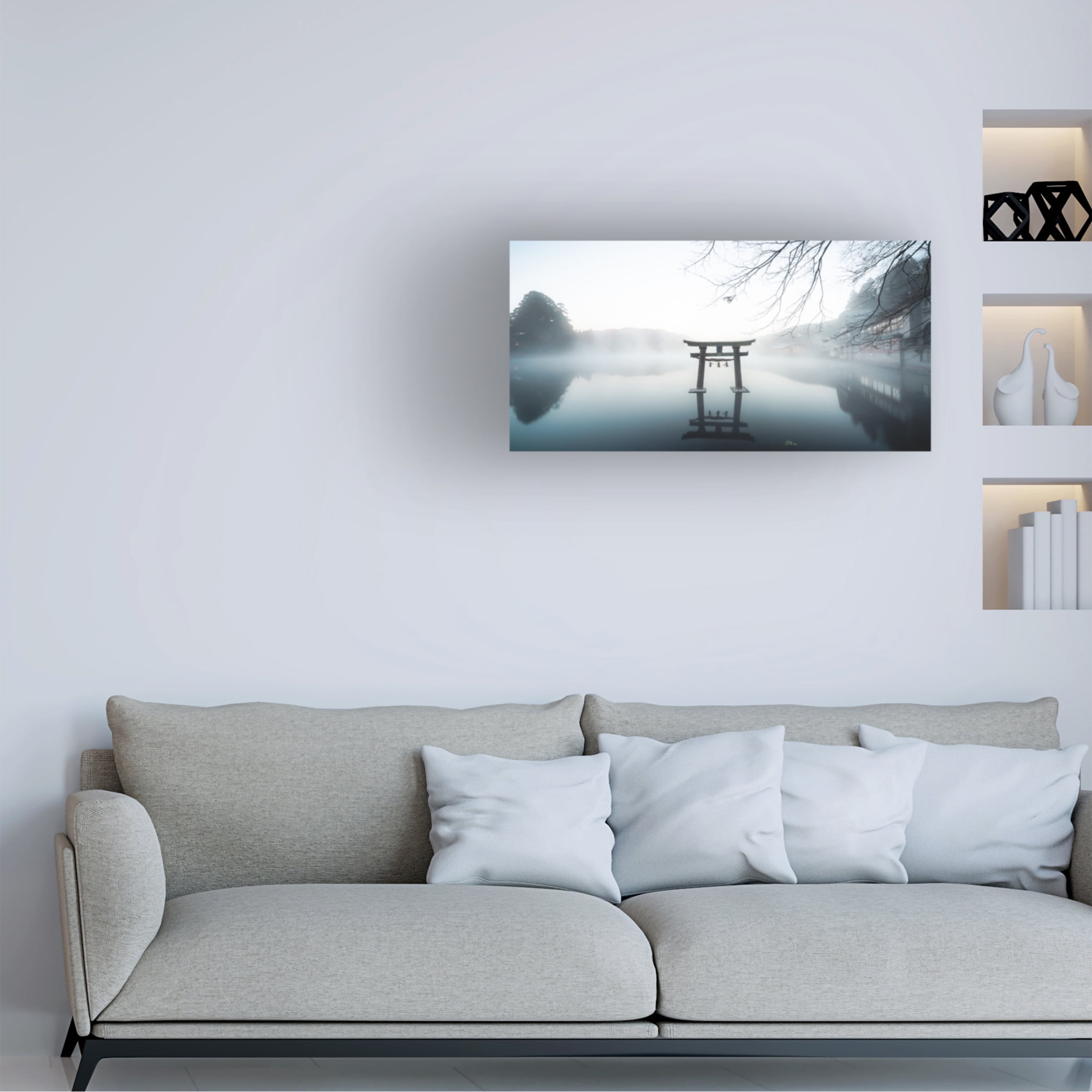 Takumi Ikeda 'Aeï¿½Yaeï¿½N' Canvas Art - 19 x 10 Inches