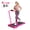 Pink Incline+Handle, variant on Yagud Walking Pad Treadmill with Handle Bar and Adjustable Incline, 3.8HP Portable Electric Treadmills with Wheels for Home, Home Treadmills with Incline, 0.5-3.8MPH, Silver