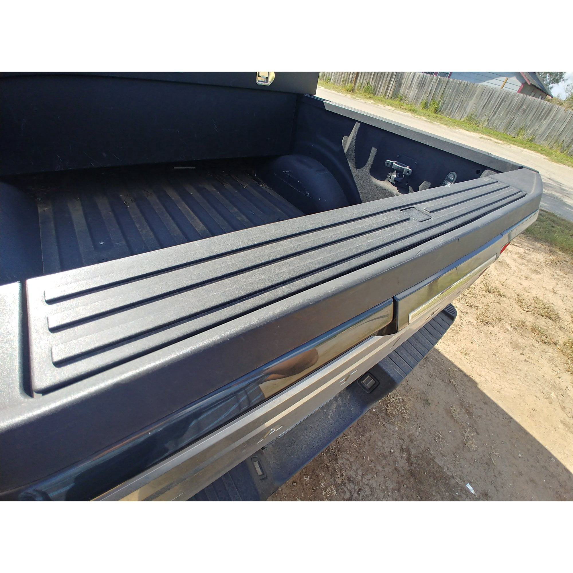 Kojem Tailgate Cap Molding Trim for 2015-2019 Ford F150 Replace for FL3Z9940602B with Release Button