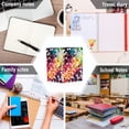 thumbnail image 6 of FORMRS 1-Subject Spiral Notebook 8" x 5" College Ruled 60 Refillable Sheet A5 Hard Cover, Green Colorful Circles, 6 of 7